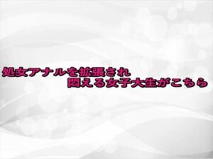 処女アナルを拡張され悶える女子大生がこちら(淫らな実録ボイス) [d_676348]