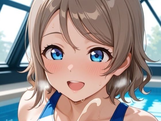 競泳水着の渡◯曜(ふるやのCG) [d_677535]