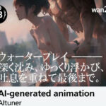 【38分HD】ウォータープレイ ―― 深く沈み、ゆっくり浮かび、吐息を重ねて最後まで。(AItuner) [d_678841]