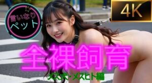 言いなりペット  全裸飼育  〜メス犬・メスヒト編〜  ショートムービー(ももちっち) [d_682668]