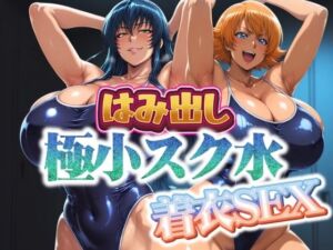 はみ出し極小スク水【着衣SEX】(まんきん) [d_685906]