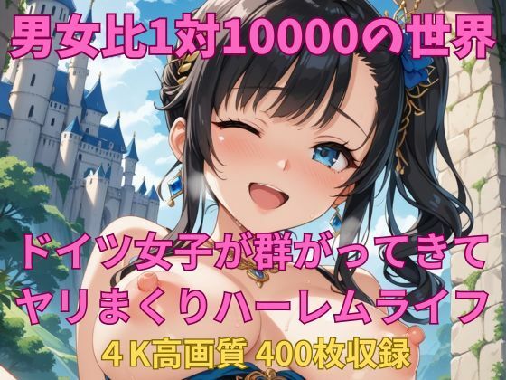 男女比1対10000の世界 ドイツ女子とセックスし放題でちんぽが乾く暇もないヤリ放題ハーレムライフ！！(TailorFetiAI-Pix) [d_686831]