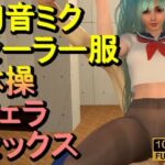 【ROMV339】【動画】初音ミク3Dセーラー制服黒ストッキングとクラウド「新体操鉄棒セックス」(ローズ志向) [d_691353]