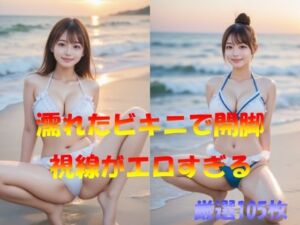 濡れたビキニで開脚  視線がエロすぎる(なんこつくん) [d_578623]