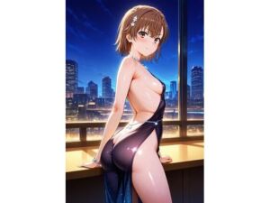 御坂〇琴  黒エレガントドレス(HKMアート) [d_615717]