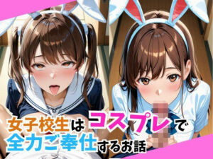 女子校生はコスプレで全力ご奉仕をするお話し。(こねこスタジオ) [d_631306]