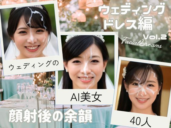 顔射後の余韻 – ウェディングドレス編 Vol.2(FacialDreams) [d_633230]