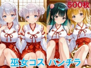 巫女コスで座りパンチラ(D.P.H.) [d_644672]