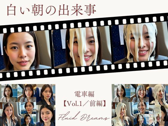 Fluid Dreams  白い朝の出来事  電車編【Vol.1】前編(FacialDreams) [d_679370]