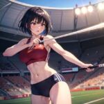 アスリート女子2(ワド鈴木) [d_683256]