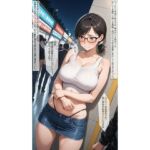 続・のぞみ先生の場合05 露出合戦？(はじめゆうの店) [d_686968]