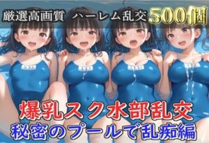 【新作価格】【豪華特典あり】爆乳スク水部乱交 試合後のムレムレ汗だく逆レ●プ  プール編【500個】(JKイノセント) [d_688239]