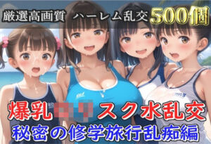 【新作価格】【豪華特典あり】爆乳ロリスク水部乱交 試合後のムレムレ汗だく逆レ●プ  ビーチ編  【500個】(ぷにらぼ) [d_688251]