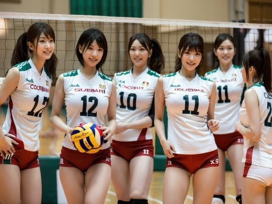 【動画】巨乳おっぱいバレー選手権(SakuraBooks) [d_688680]