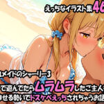 拾われメイドのシャーリー 3 ビーチで遊んでたらムラムラしたご主人様に孕ませる勢いでドスケベえっちされちゃうお話(えっちなメイド喫茶) [d_689171]