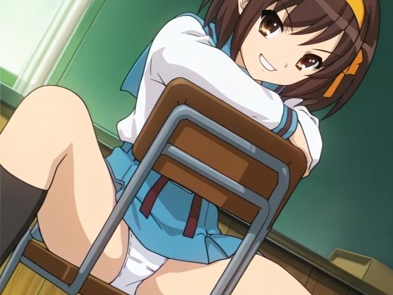 涼宮ハ〇ヒのパンチラCG集（全100枚）_model2(パンチラManiax) [d_689578]