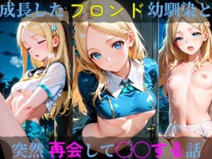 成長したブロンド幼馴染と突然再会して◯◯する話(高天原AI) [d_690944]