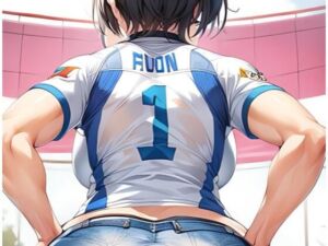 バレーボールホットパンツ尻破れ(naoji22222) [d_691147]