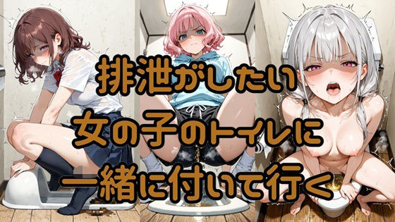 排泄がしたい女の子のトイレに一緒に付いて行く(Socks Fetish Gallery) [d_691268]