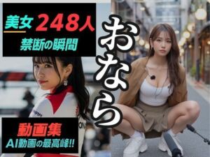 美女248人×禁断の瞬間〜おなら動画集〜(Nokishita) [d_691346]