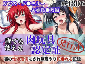 肉玩具認定証発行！！街の性処理係堕ち。―快楽と恥辱の記録―リアス・グ●モリー＆姫島●乃編(Usual.) [d_691761]
