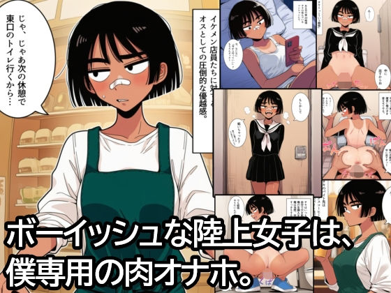 ボーイッシュな陸上女子は、僕専用の肉オナホ。(ハラメウメ) [d_692090]