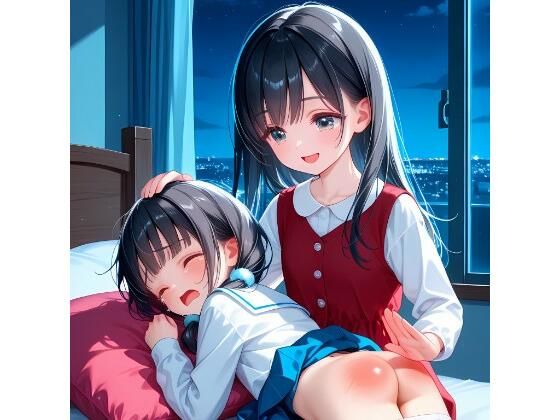 姉妹お尻叩きイラスト集(funafuna) [d_694168]