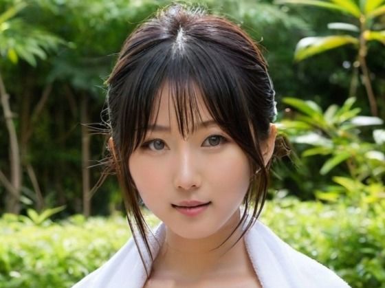 温泉で出会った美のひと（セリフなし  AI画像集）(シンセティクビーナス) [d_695283]