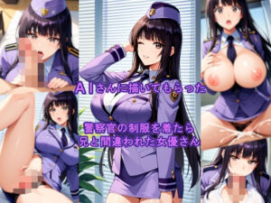 AIさんに描いてもらった警察官の制服を着たら兄と間違われた女優さん(参番茶屋) [d_695371]