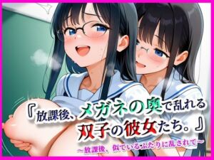 放課後メガネの奥で乱れる双子の彼女たち。(月夜にだけ許されること) [d_696385]
