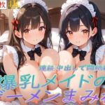 爆乳メイドのザーメンまみれ〜連続中出しで悶絶絶頂〜(爆乳の園) [d_697029]