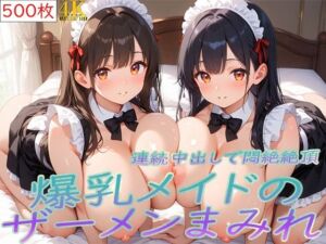 爆乳メイドのザーメンまみれ〜連続中出しで悶絶絶頂〜(爆乳の園) [d_697029]