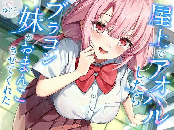 屋上でアオハルしたらブラコン妹がおまんこさせてくれた【KU100】(幸福少女) [d_697546]