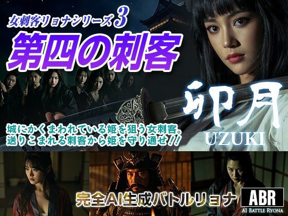 女刺客リョナシリーズ3  第四の刺客『卯月』(AI Battle Ryona) [d_698289]
