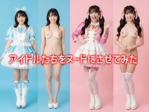 アイドルたちをヌードにさせてみた(まいろりん) [d_699229]