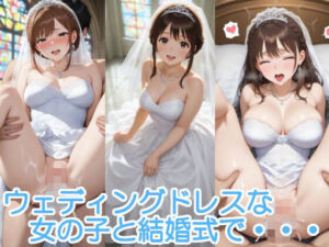 ウェディングドレスな女の子と結婚式で・・・(へびの皮) [d_700828]