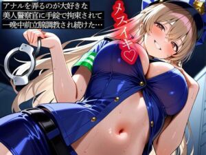 アナルを弄るのが大好きな美人警察官に手錠で拘束されて一晩中前立腺調教され続けた…(またたび) [d_705933]