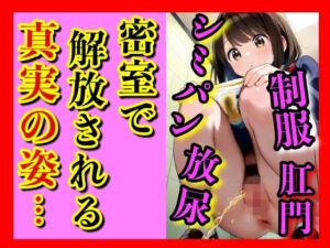 真昼の密室で、誰にも見られていないはずの成人女性が制服のまま和式便所で秘密を解放する、黄ばんだ下着に刻まれた痕跡と放尿の瞬間(ゼウス) [d_700958]