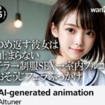 【35分HD】見つめ返す彼女はもう止まらない──胸チラ→制服SEX→室内フルコース→おそうじフェラぶっかけ(AItuner) [d_702984]