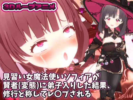 【3Dループアニメ】見習い女魔法使いソフィアが賢者（変態）に弟子入りした結果、修行と称してレ〇プされる(スタジオVG) [d_703076]