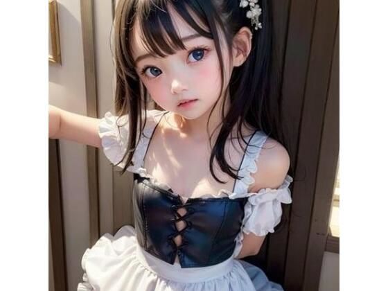 メイド服美少女とキス（舌出しあり）(Echo Neko) [d_703314]