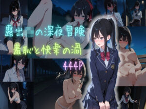 露出JKの深夜冒険〜羞恥と快楽の渦〜(恥辱の螺旋) [d_705752]