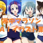 寒中マラソンAIイラスト集(Love and peace) [d_708597]