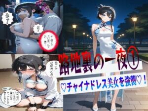 路地裏の一夜 1  （はーと）チャイナドレス美女を強襲（はーと）(着衣（下着＆コスプレ）有りは大正義) [d_709166]