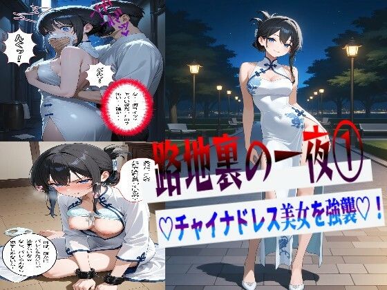 路地裏の一夜 1  （はーと）チャイナドレス美女を強襲（はーと）(着衣（下着＆コスプレ）有りは大正義) [d_709166]