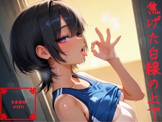 焦げた白線の上で(うさぎのイロハ) [d_712134]