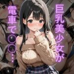 油膜コーティングされた巨乳美少女の満員電車痴●体験〜制服から黒ランジェリーずらし挿入、おじさんの鬼畜ちんぽで中出し堕ち絶頂〜(油膜コーティング) [d_712957]