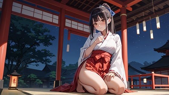 清楚な巫女スズと過ごす、罰当たりで濃厚な正月デート(なんでも屋) [d_714786]