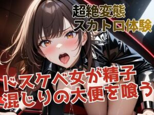駅トイレで知り合ったドスケベ女が精子混じり大便を喰わせてもらう超絶変態スカトロ体験(夜の息抜き) [d_715286]