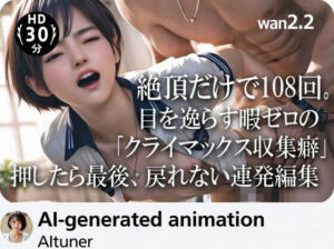 【30分HD】 絶頂だけで108回。目を逸らす暇ゼロの「クライマックス収集癖」──押したら最後、戻れない連発編集(AItuner) [d_715537]